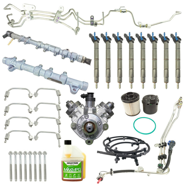 Industrial Injection INDUSTRIAL INJECTION 2015-16 FORD 6.7L POWER STROKE DISASTER KIT WINJECTORS - NO PUMP 3GE102 | 3GE102