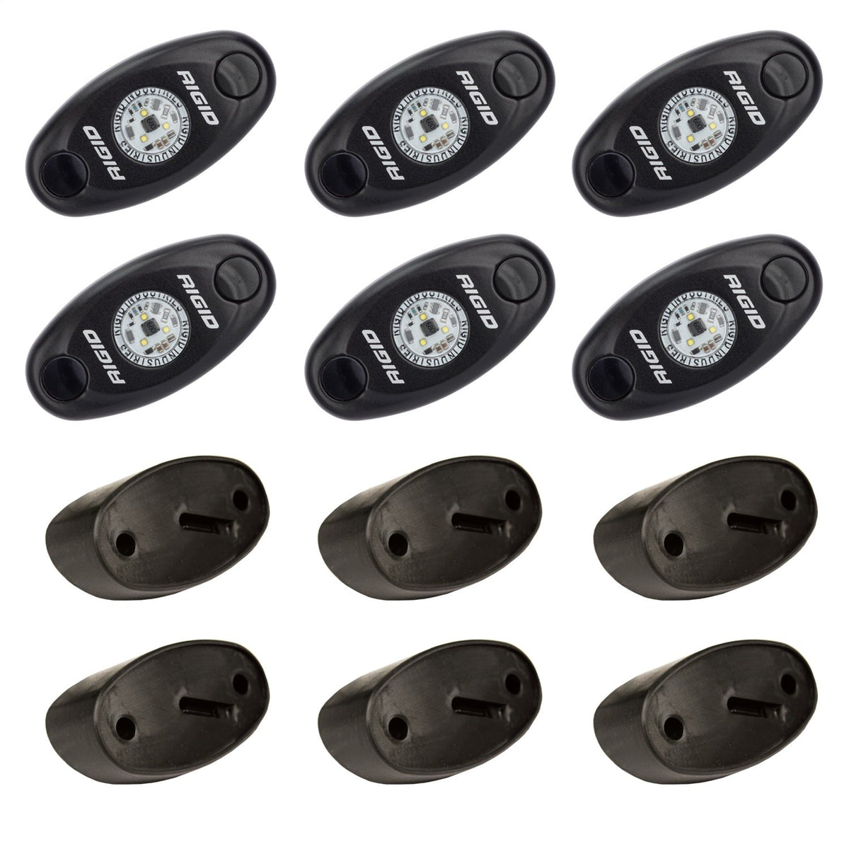 Rigid Industries ROCK LIGHT KIT AMBER 6 | 400293