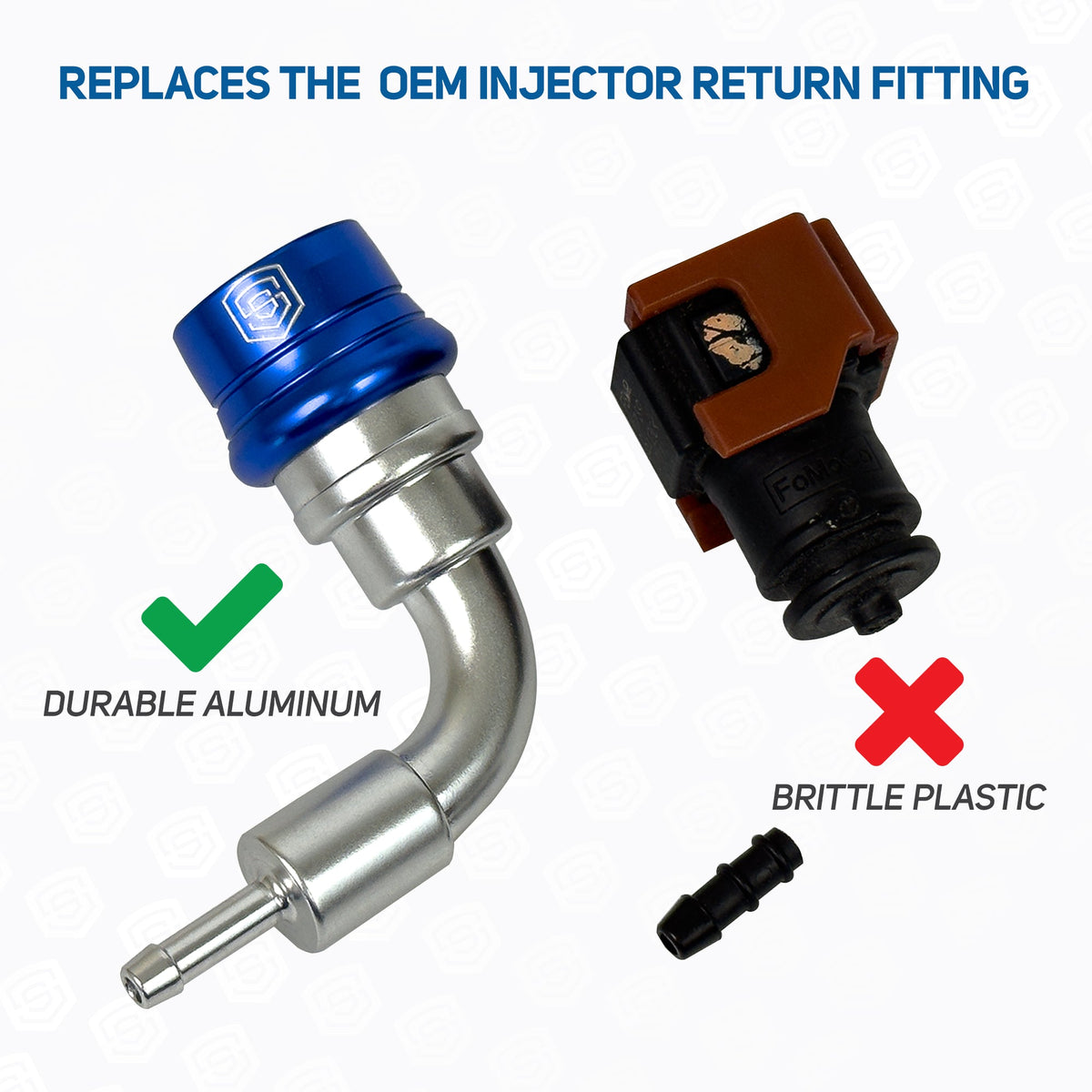 S&S Diesel S S Diesel Motorsport Ford 6.7L Fuel Leak Prevention Fitting (2017-2026) 6.7F17-LPF | 6.7F17-LPF