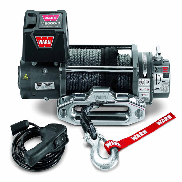 Warn Winch M8000 12V W SYNTH. Rope | 87800