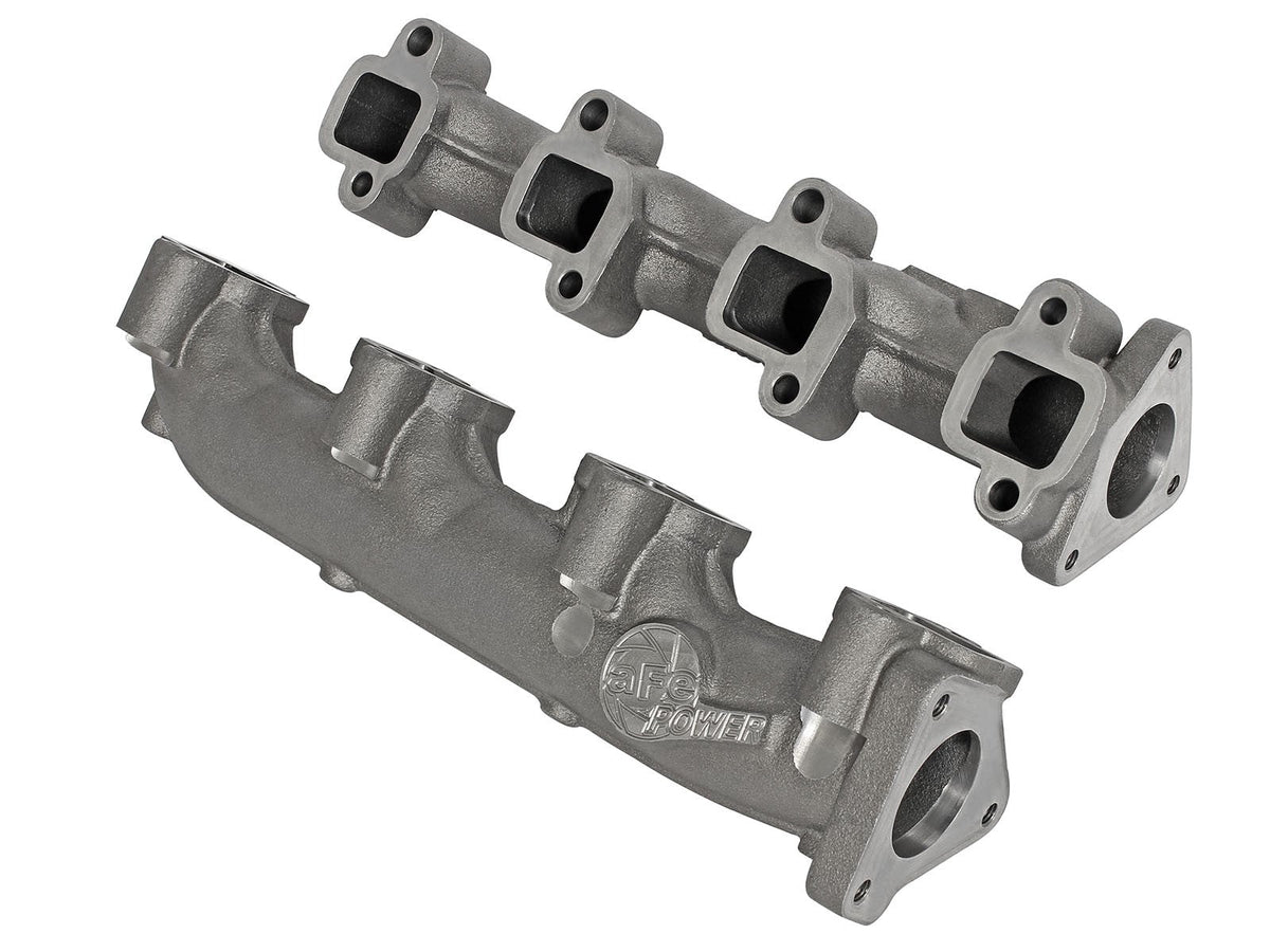 aFe Power GM Diesel Trucks 01-16 V8-6.6L td LLYLBZLMMLML BladeRunner Ported Ductile Iron Exhaust Manifold 46-40024