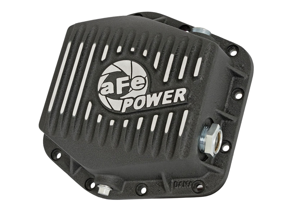 aFe Power aFe Power GM ColoradoCanyon 15-22 L4V6 Dana M220-12 Pro Series Rear Differential Cover Black w Machined Fins 46-70302 | 46-70302
