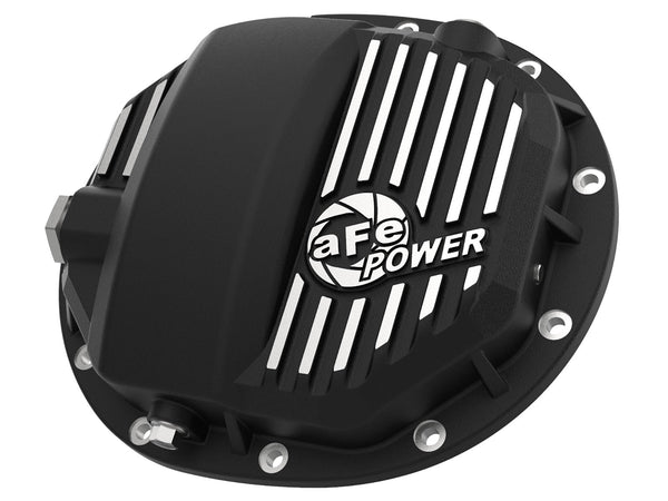 aFe Power GM SilveradoSierra 1500 14-23 Aam 9.59.76 Pro Series Aam 9.59.76 Rear Differential Cover Black w Machined Fins | 46-71120B