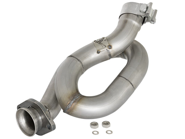 aFe Power Jeep Wrangler JK 12-18 V6-3.6L Twisted Steel Loop Relocation Pipe | 48-48021