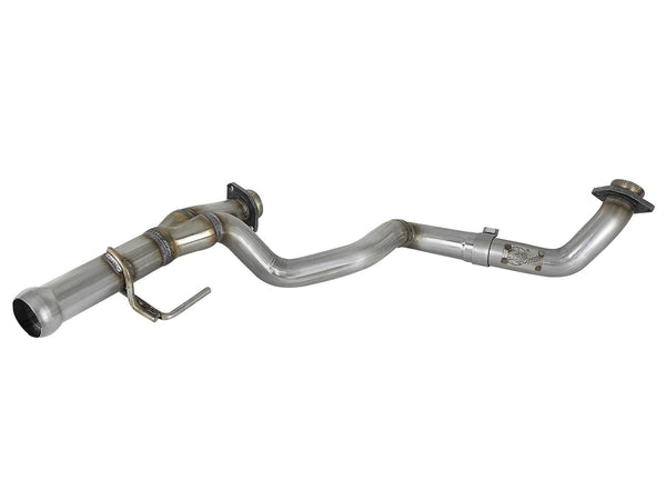 aFe Power Jeep Wrangler JL 18-26 Gladiator JT 20-26 V6-3.6L Twisted Steel 2-14 In to 2-12 In 409 Stainless Steel Street Series Y-Pipe | 48-48026