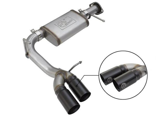 aFe Power GM ColoradoCanyon 17-22 V6-3.6L Mach Force-Xp 3 In 409 Stainless Steel Cat-Back Exhaust System w Black Tip | 49-44096-B