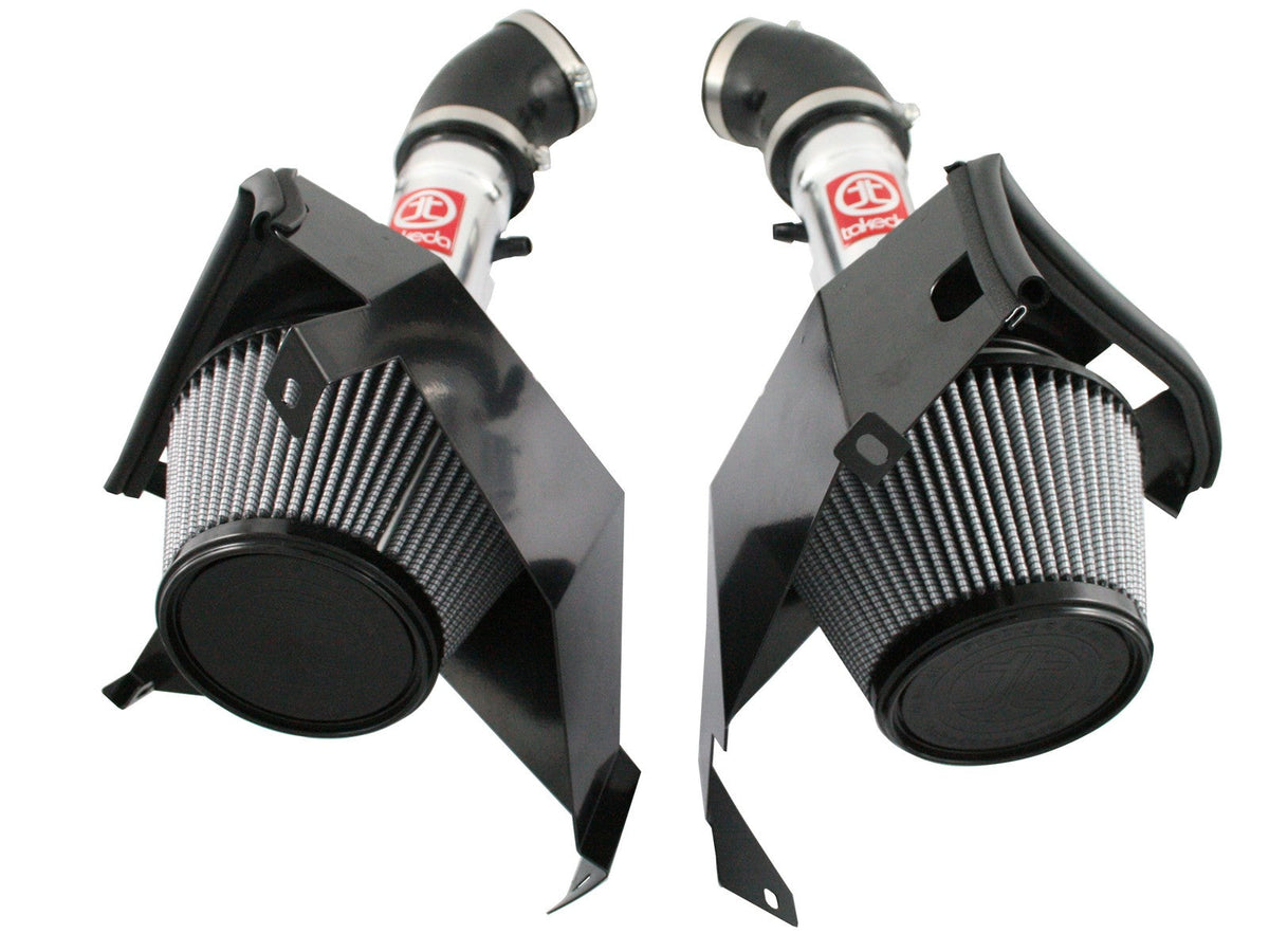 aFe Power Nissan 350Z 07-08 V6-3.5L VQ35HR Takeda Stage-2 Cold Air Intake System w Pro Dry S Filter Polished | TR-3004P