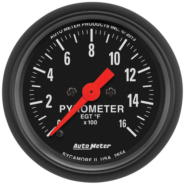 Autometer GAUGE PYROMETER (EGT) 2 1/16 IN 1600degree F DIGITAL STEPPER MOTOR Z-SERIES | 2654