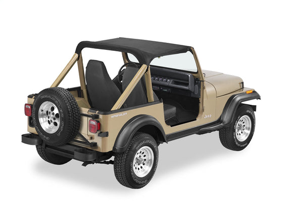 Bestop Bestop Strapless Targa Bikini - Jeep 92-95 Wrangler YJ (Black Denim) 52519-15 | 52519-15