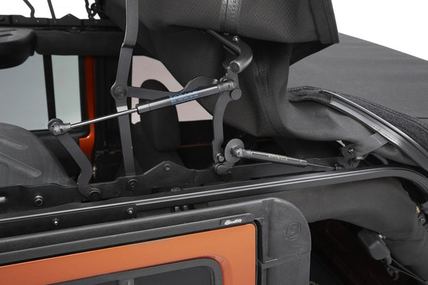Bestop Bestop Supertop Ultra - Jeep 07-18 Wrangler JK 4-Door (Premium Black Twill) 54724-17 | 54724-17