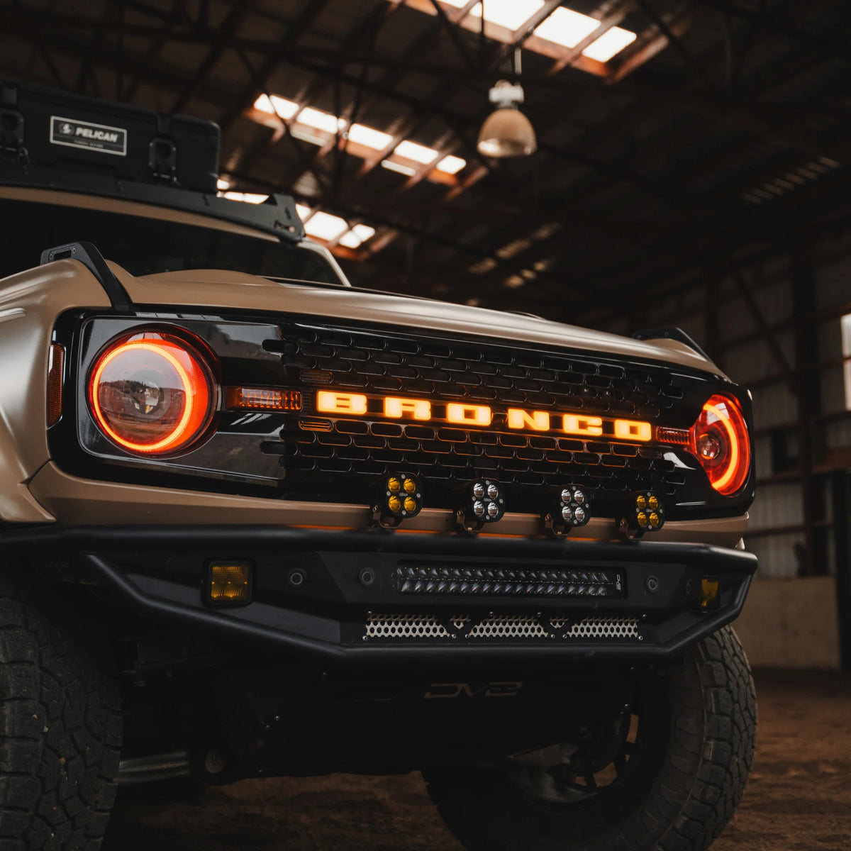 Putco Luminix Bronco LED Emblem for 2021-2026 Ford Bronco (Compatible with Front-Facing Camera Models) 92852