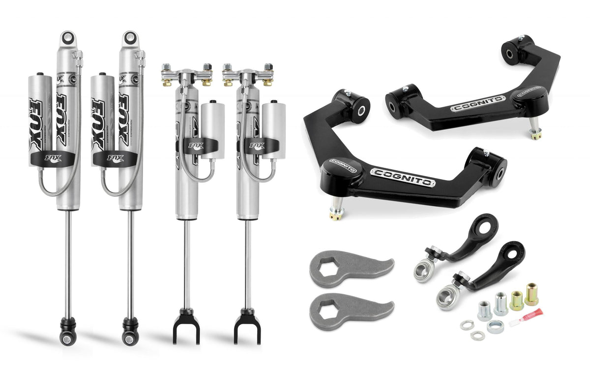 Cognito Motorsports Cognito 3-Inch Premier Leveling Kit with Fox PSRR 2.0 Shocks for 20-21 Silverado Sierra 2500 3500 2WD 4WD | 110-P0929