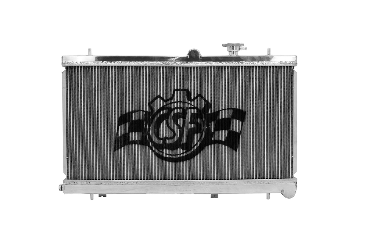 CSF Radiators CSF 02-07 Subaru Impreza w built-in oil cooler - supplied with MOCAL sandwich plate and 2 -10 forged right angle fittings 3076O | 3076O