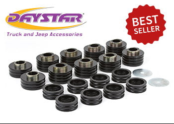 Daystar DayStar 1999-2016 Ford F-250 4WD 2WD (All cabs) - Polyurethane Body Mounts (Bushings Only) KF04050BK | KF04050BK