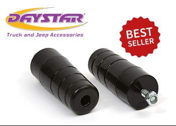 Daystar 1997-2006 Jeep Wrangler TJ 2WD 4WD - Bump Stops Front or Rear (Bolt in Extended Bump Stop) KU09037BK
