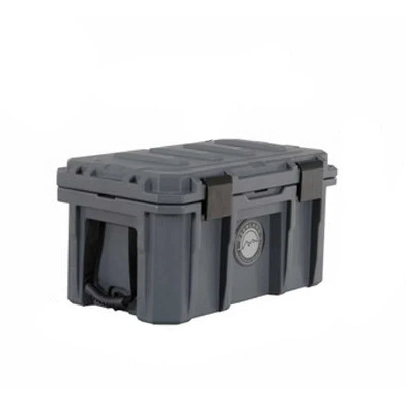 Overland Vehicle Systems OVS D.B.S. - Dark Grey 53 QT Dry Box with Wheels Drain and Bottle Opener 40100001
