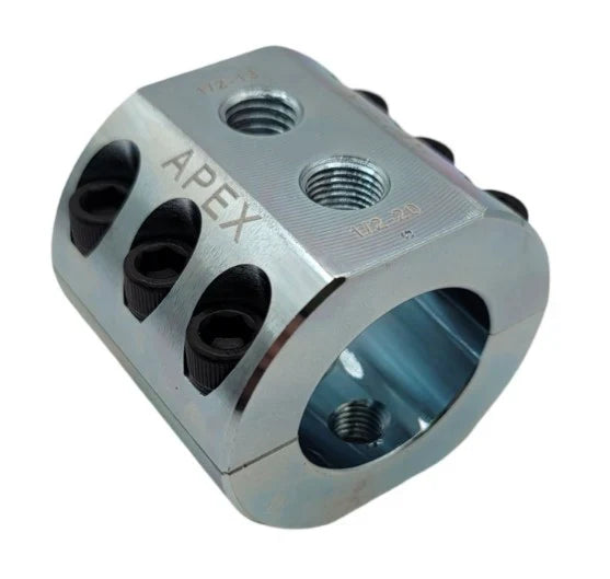 Apex Chassis Apex Chassis LLC - Stabilizer Clamp 2 ID Zinc Universal - Includes hardware for Fox ATS Standard Falcon DC2.0-Z | DC2.0-Z