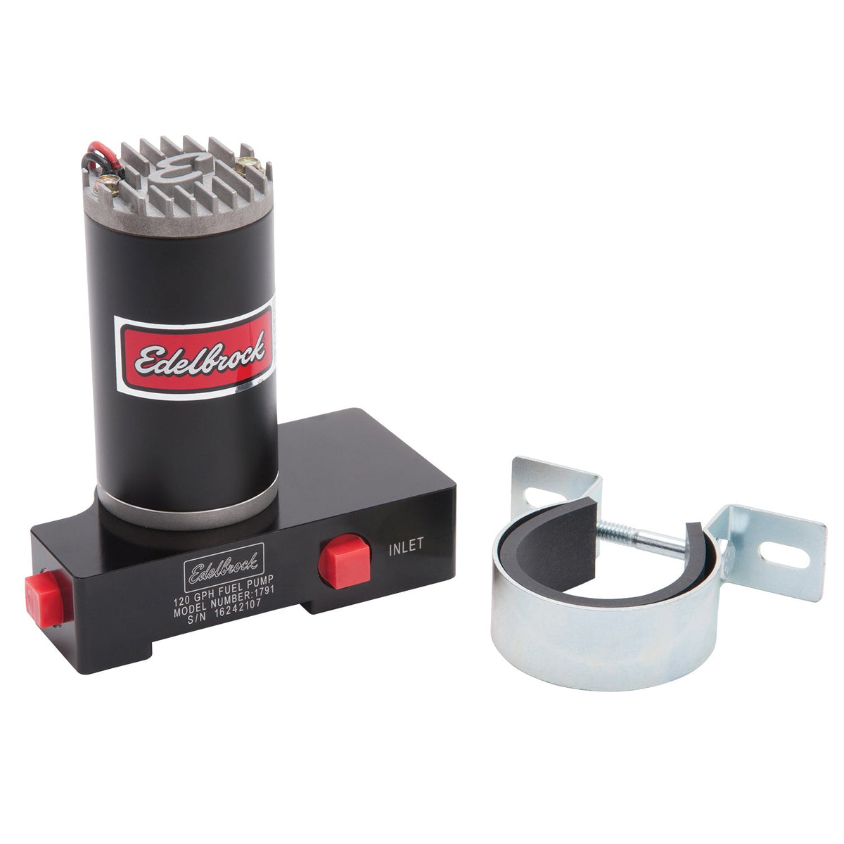 Edelbrock EDELBROCK QUIET-FLO IN-LINE BLACK ELECTRIC FUEL PUMP - 120 GPH 1791 | 1791