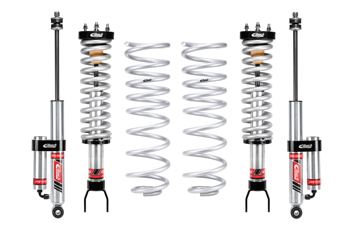 Eibach PRO-TRUCK Coil Over System Reservoir Pair of Front Coilovers Rear Reservoir Shocks Rear Springs | E86-27-011-04-22