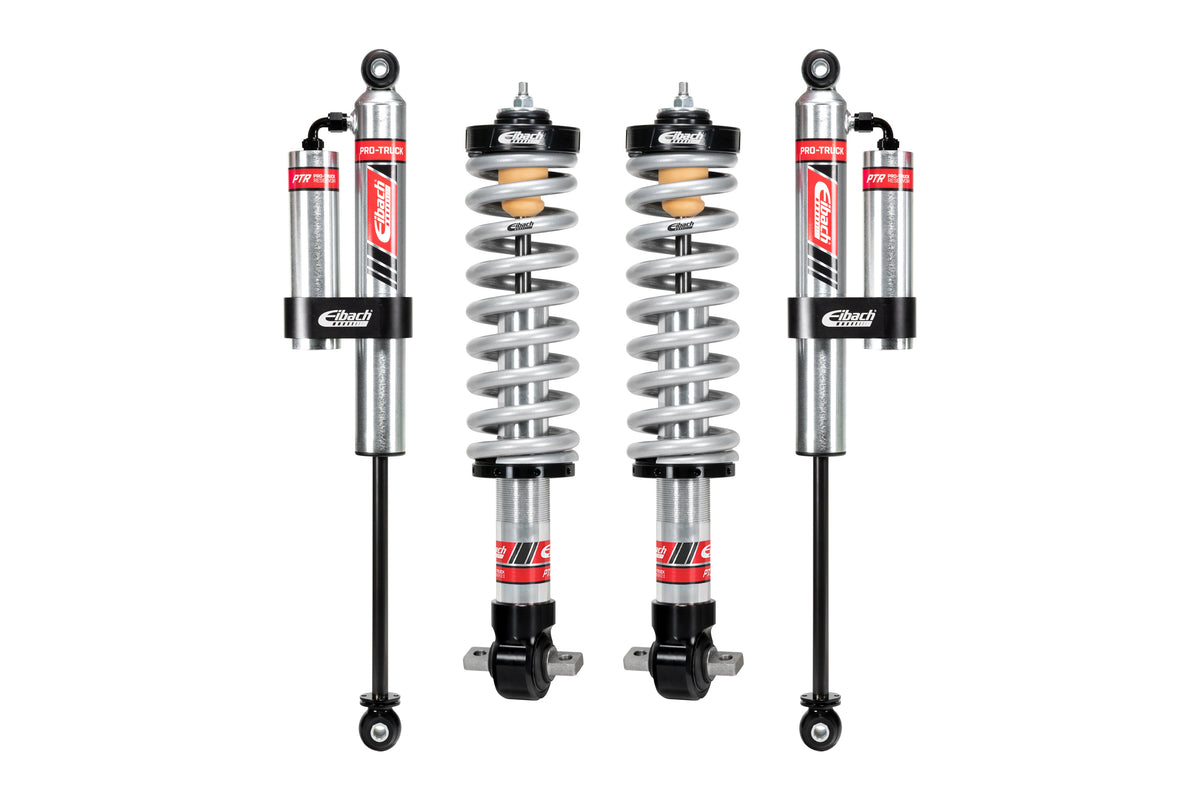 Eibach PRO-TRUCK Coil Over System Reservoir Pair of Front Coilovers Rear Reservoir Shocks | E86-35-048-02-22