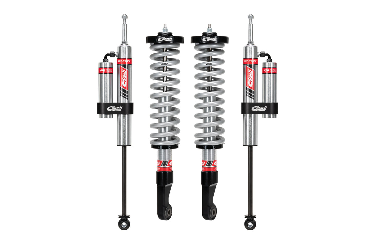 Eibach PRO-TRUCK Coil Over System Reservoir Pair of Front Coilovers Rear Reservoir Shocks | E86-82-067-02-22