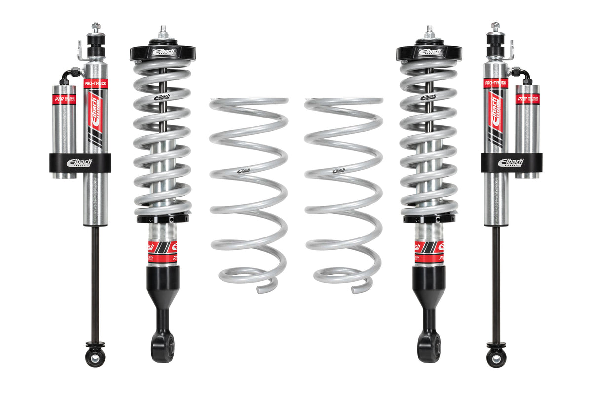 Eibach PRO-TRUCK Coil Over System Reservoir Pair of Front Coilovers Rear Reservoir Shocks Rear Springs | E86-82-071-05-22