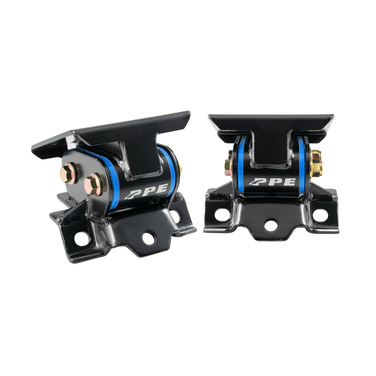 Pacific Engineering PPE Engine Mount Kit (Pair) - 40 Hardness - GM 6.6L Duramax 2500 3500 HD 2011-2016 - Blue Silicone 168032140