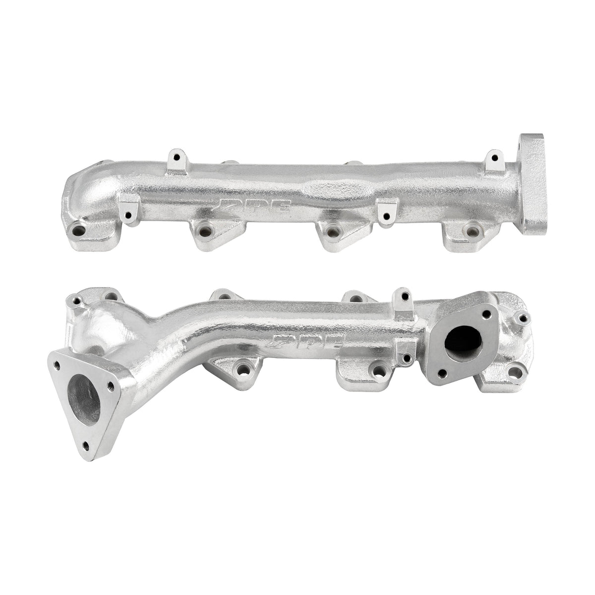 Pacific Engineering PPE Exhaust Manifolds Kit - Ford 6.7L Power Stroke 2020-2026 - Silver 316115135 | 316115135