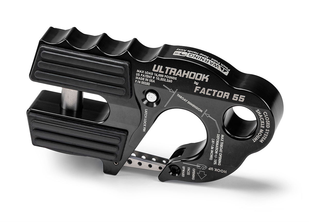 Factor55 Factor 55 ULTRAHOOK WNCHOOK SHKLMT BLK 00250-04