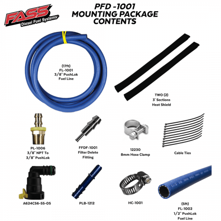 FASS Powerstroke Filter Delete 11-19 Fords PFD1001