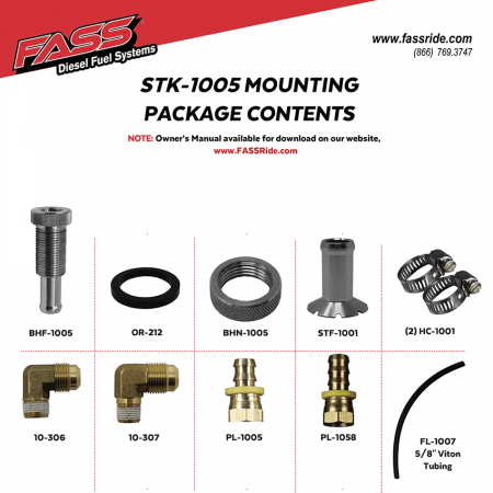 FASS HIGH FLOW FUEL TANK MODULE UPGRADE UNIVERSAL STK1005