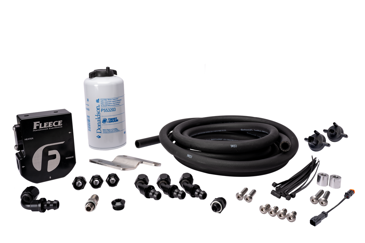 Fleece Performance Fleece Perfromance 2003 - 2018 Dodge Cummins Auxiliary Fuel Filter Kit FLCFPE-34783 | FPE-34783