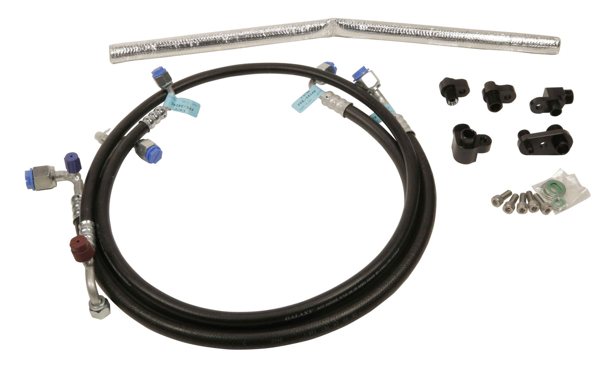 Fleece Performance Fleece Perfromance 2013-2018 6.7L Cummins A  C Line Reroute Kit FLCFPE-AC-KIT-1316 | FPE-AC-KIT-1316