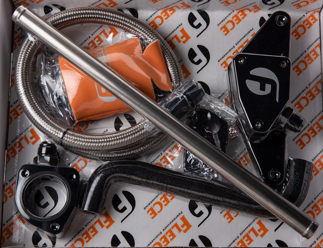 Fleece Performance Fleece Perfromance Cummins Coolant Bypass Kit (2003-2005 Auto Trans) FLCFPE-CLNTBYPS-CUMMINS-0305 | FPE-CLNTBYPS-CUMMINS-0305