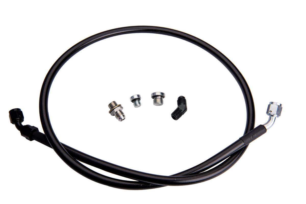 Fleece Performance Fleece Perfromance Remote Turbo Oil Feed Line Kit for  Duramax w 1  4 FLCFPE-DTFL-S3S4-0116 | FPE-DTFL-S3S4-0116