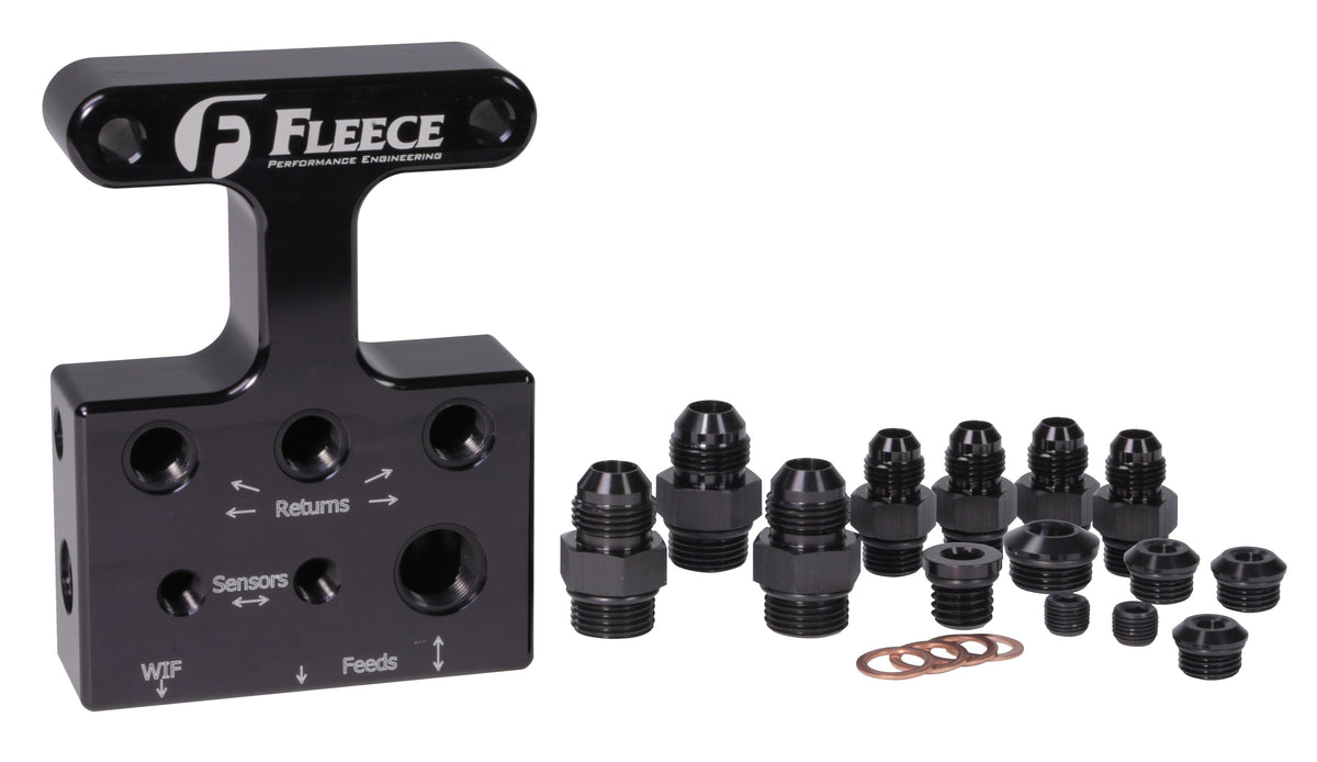 Fleece Performance Fleece Perfromance 2007.5-2009 - 3rd Gen 6.7L Dodge  Cummins Fuel Dist Block FLCFPE-FFD-RF-3G-67 | FPE-FFD-RF-3G-67