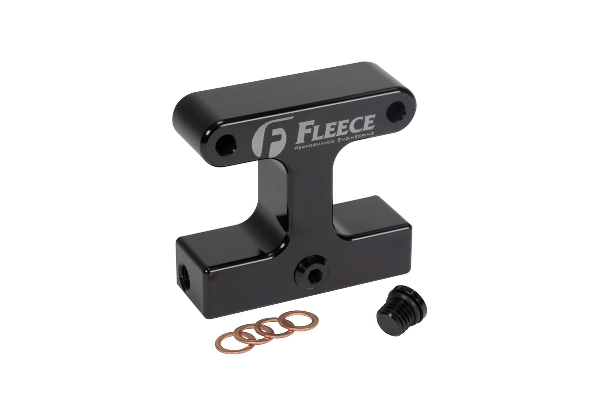 Fleece Performance Fleece Perfromance 2007.5-2009 - 3rd Gen 6.7L Dodge  Cummins Fuel Filter Delete FLCFPE-FFD-RO-3G-67 | FPE-FFD-RO-3G-67