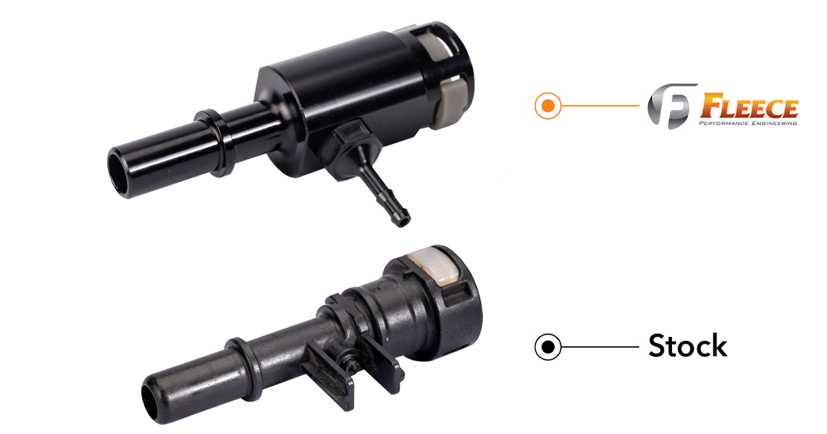 Fleece Performance Fleece Perfromance Injector Return Line Repair Fitting for 2011-2016 6.7L FLCFPE-FMC-FF-RLK-1116-5P | FPE-FMC-FF-RLK-1116-5P