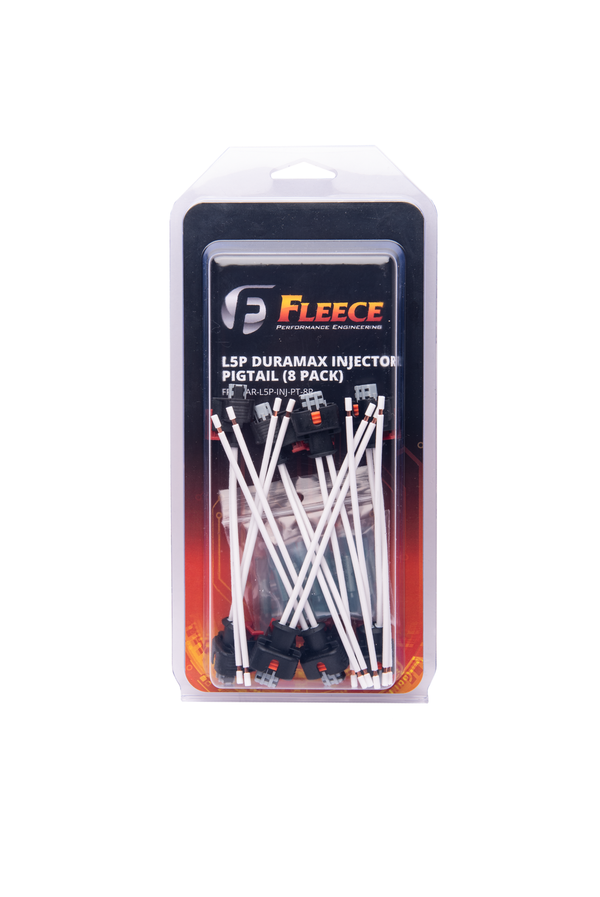 Fleece Performance Fleece Perfromance Repl Fuel Injector conn w Pigtail for L5P Duramax FLCFPE-HAR-L5P-INJ-PT-8P | FPE-HAR-L5P-INJ-PT-8P