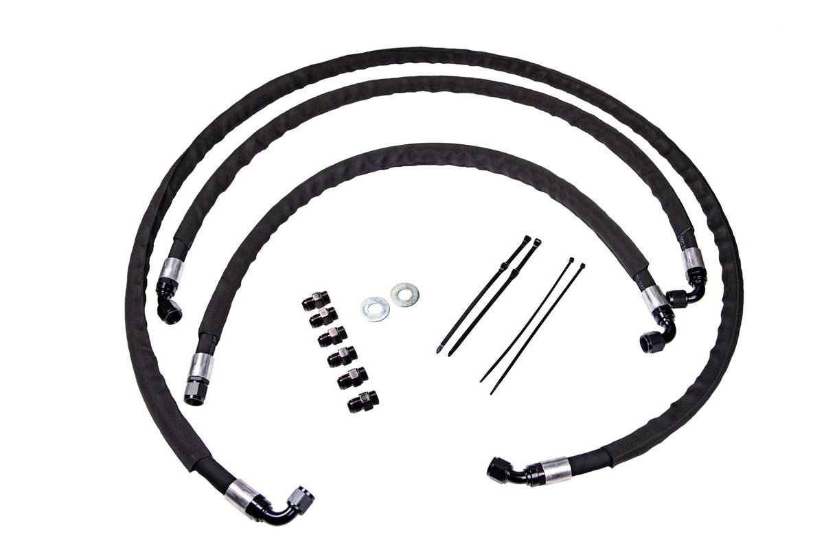 Fleece Performance Fleece Perfromance 2017-2019 GM Duramax Heavy Duty Repl Trans Cooler lines FLCFPE-TL-L5P-1719 | FPE-TL-L5P-1719