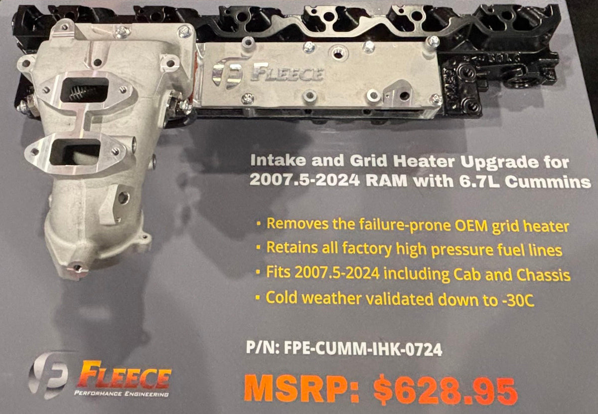 Fleece Performance Fleece Perfromance Intake  Grid Heater Kit FLCFPE-CUMM-IHK-0724 | FPE-CUMM-IHK-0724
