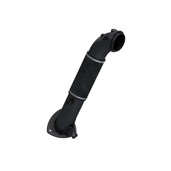 MBRP 2015 2016 Chevrolet GMC Duramax 2500 3500 Black-Coated Aluminized Steel 3 Down Pipe GM8428
