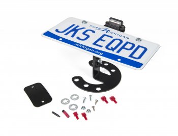 JKS JK/TJ/YJ Spare Tire License Plate Mount | 8211