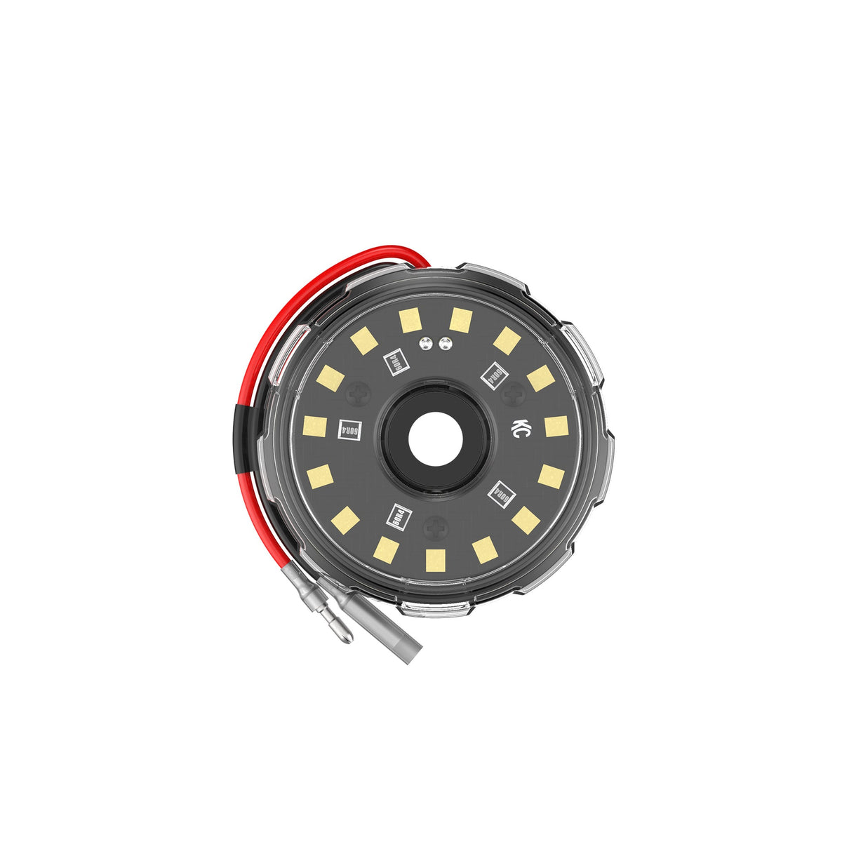 KC HiLites Cyclone V2 LED - Single Light - Clear Lens - 5W Flood Beam 1358