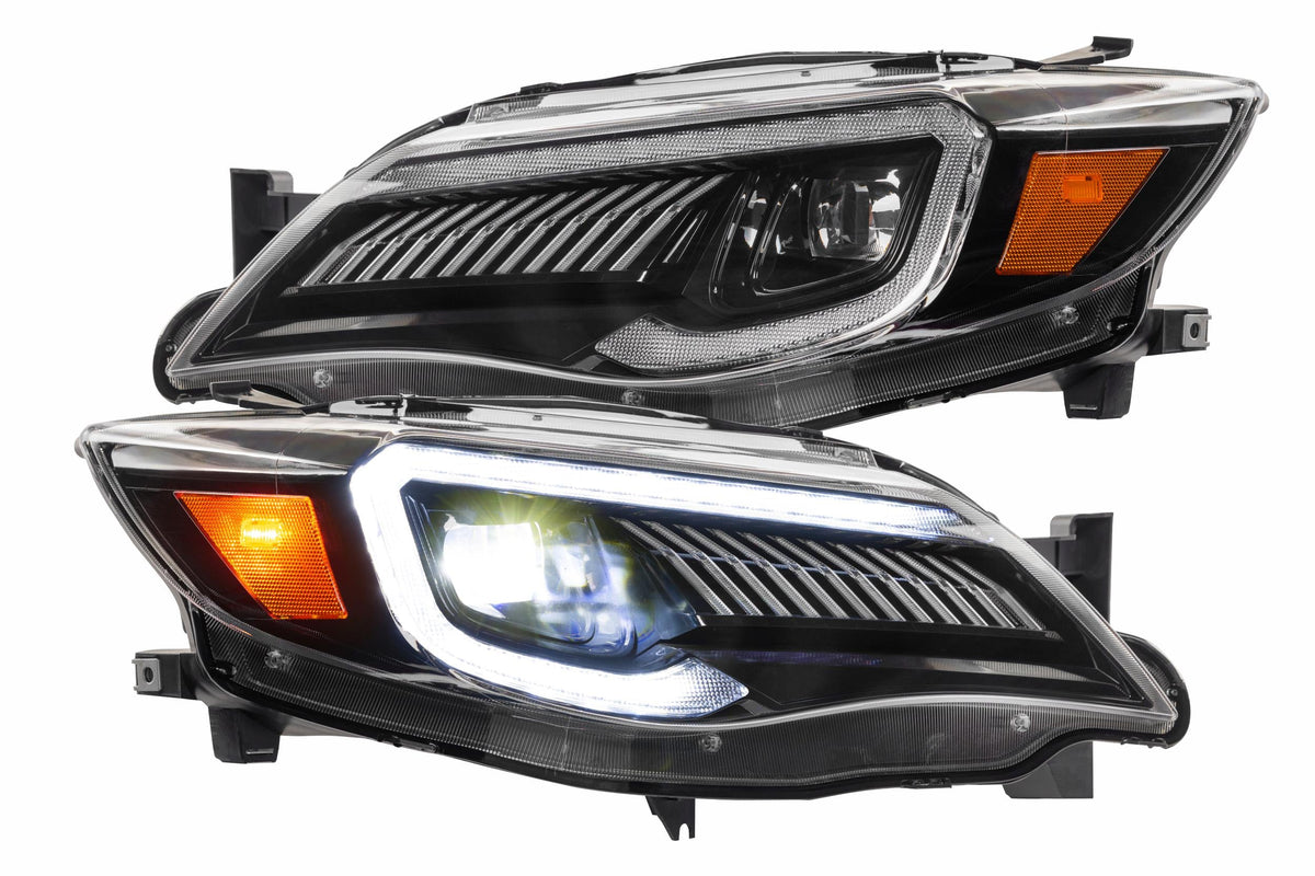 Morimoto XB LED Headlights: Subaru Impreza WRX (08-14  Set) LF2-477