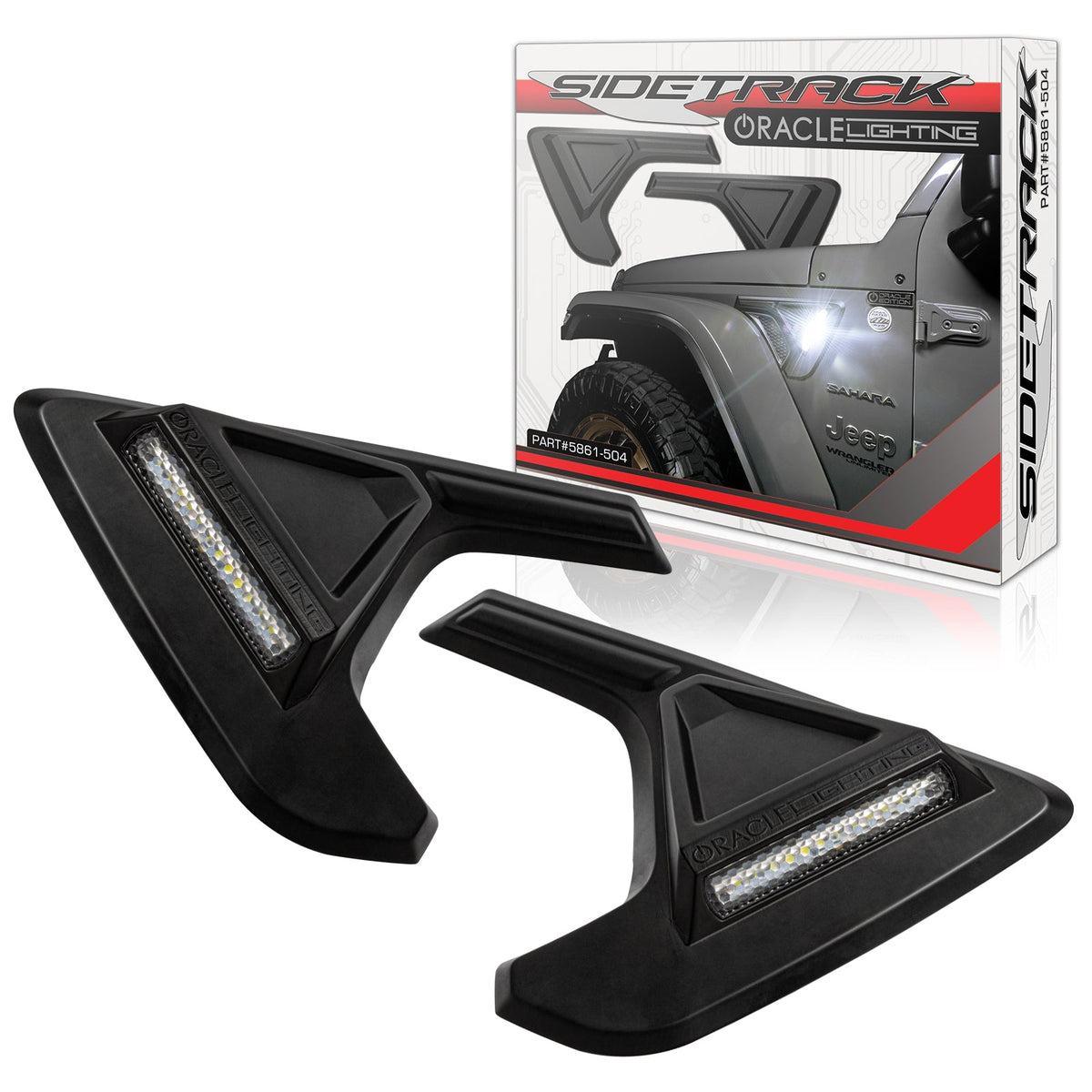 Oracle Lights Sidetrack LED Lighting System For Jeep Wrangler Jl Gladiator 5861-504