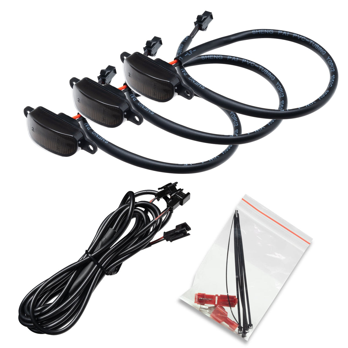 Oracle Lights Lighting Universal Pre-Runner Style LED Grill Light Kit (New Style) - Tinted Lens 5889-005-T