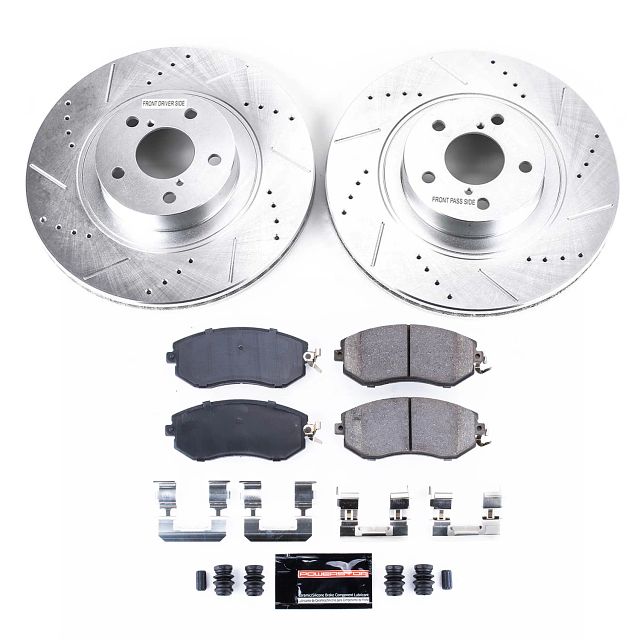 PowerStop FRONT Z23 EVOLUTION BRAKE KIT K6082