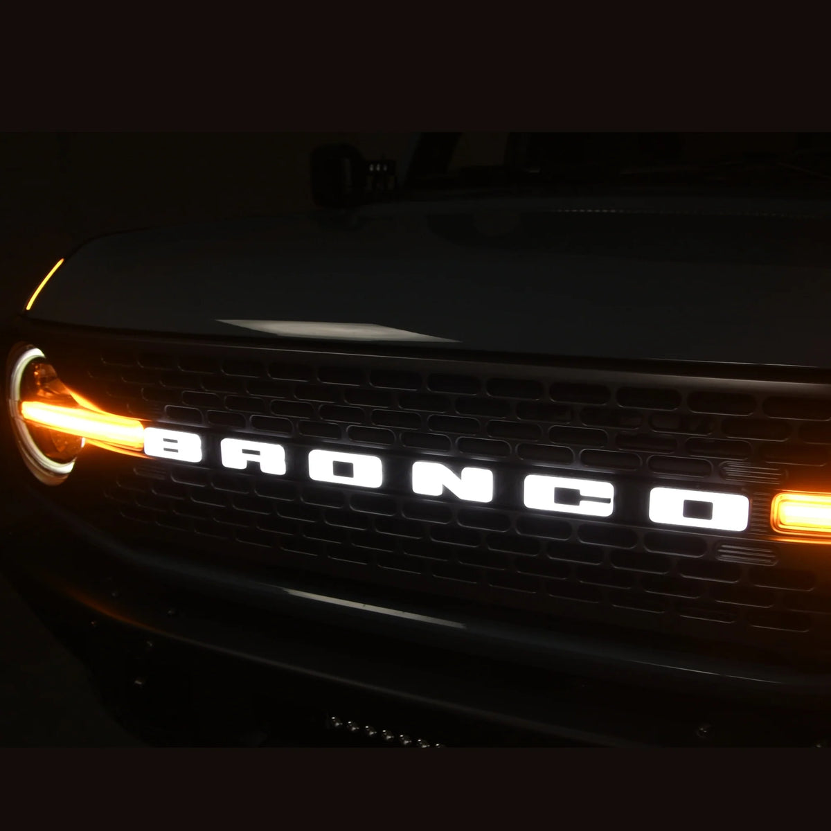 Putco Luminix Bronco LED Emblem for 2021-2026 Ford Bronco (Compatible with Front-Facing Camera Models) 92852