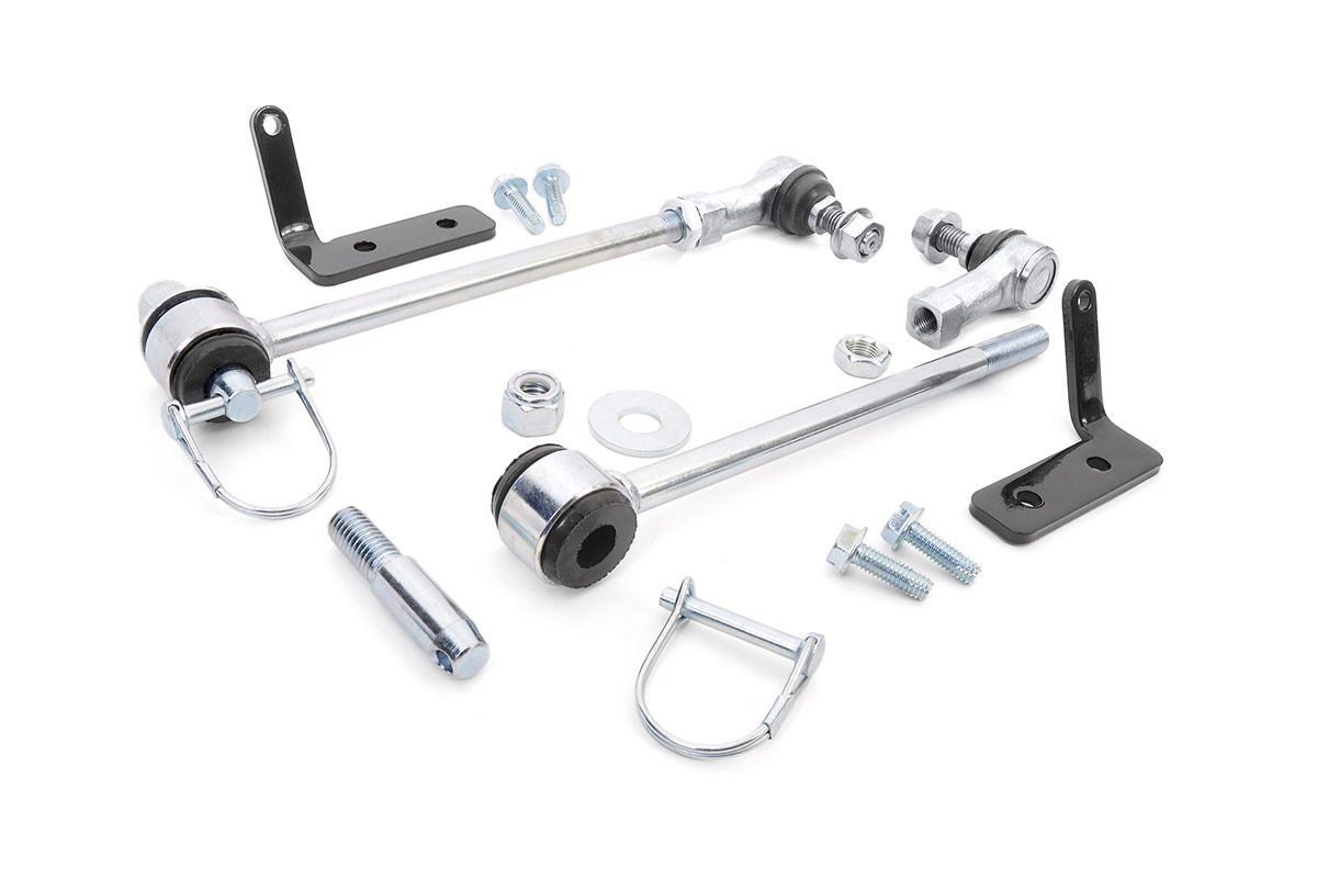 Rough Country Quick Disconnect Sway Links 2.5 Inch Lift Jeep Wrangler JK Wrangler Unlimited (07-18) | 1029
